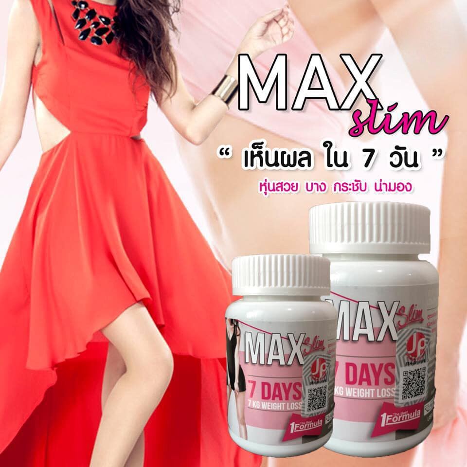 Giảm cân Max slim 7 day Thái Lan 30 viên