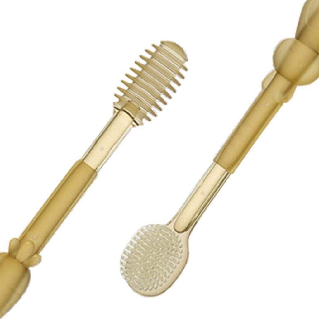 Bộ bàn chải và tưa lưỡi silicon,dụng cụ vệ sinh răng miệng cho bé từ 0-3tuổi