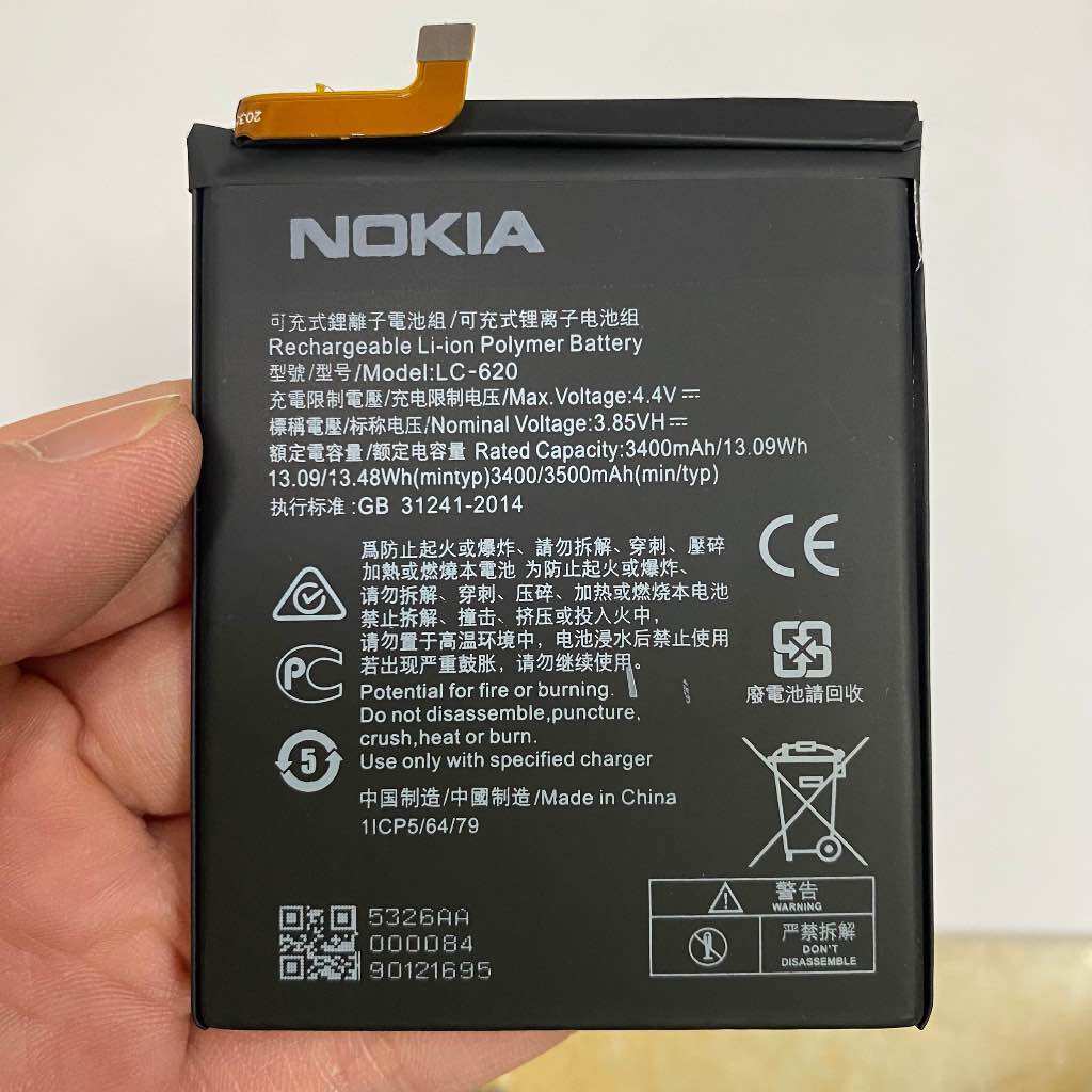 Pin Nokia 7.2 / 6.2 (LC-620) loại chuẩn xịn ( Bảo hành lỗi đổi mới)
