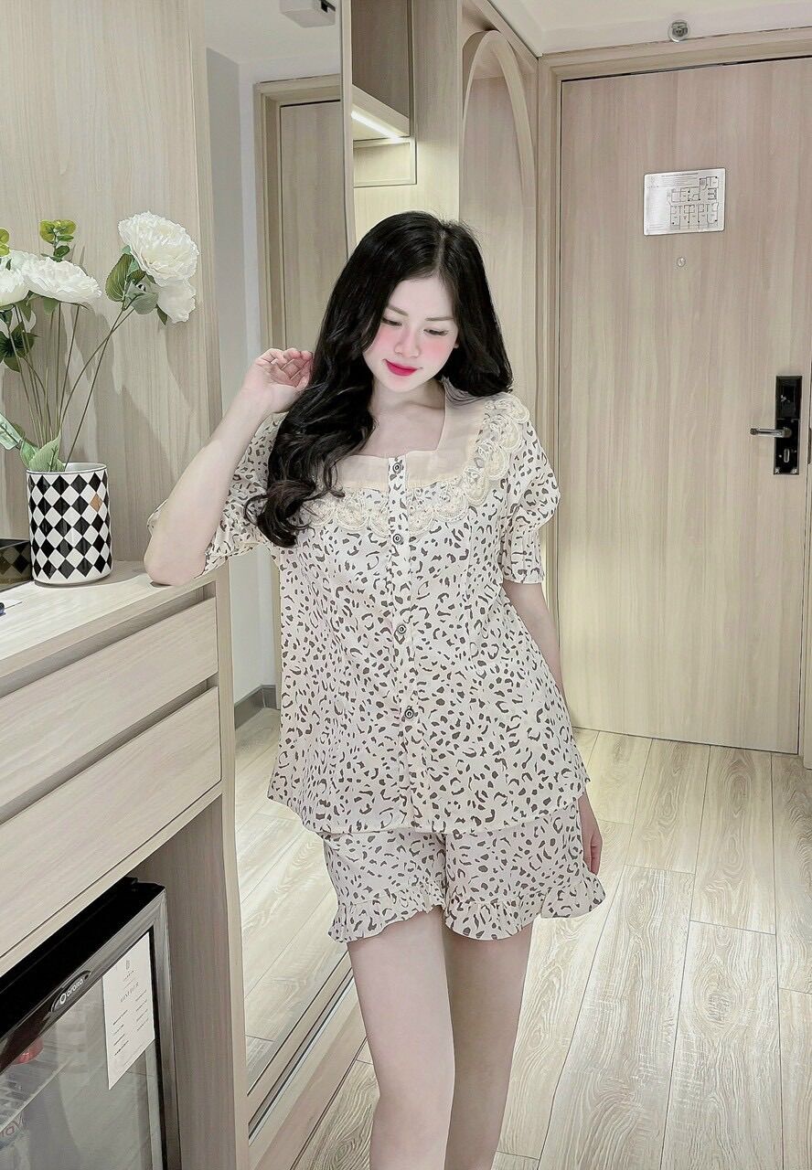 Đồ bộ lụa xước, đồ bộ lụa, đồ bộ ngắn  60kg