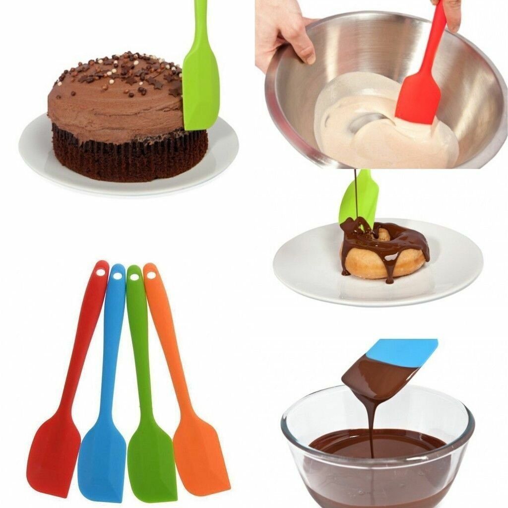 Phới silicon đúc/spatula phới dẹt  21cm - 28cm