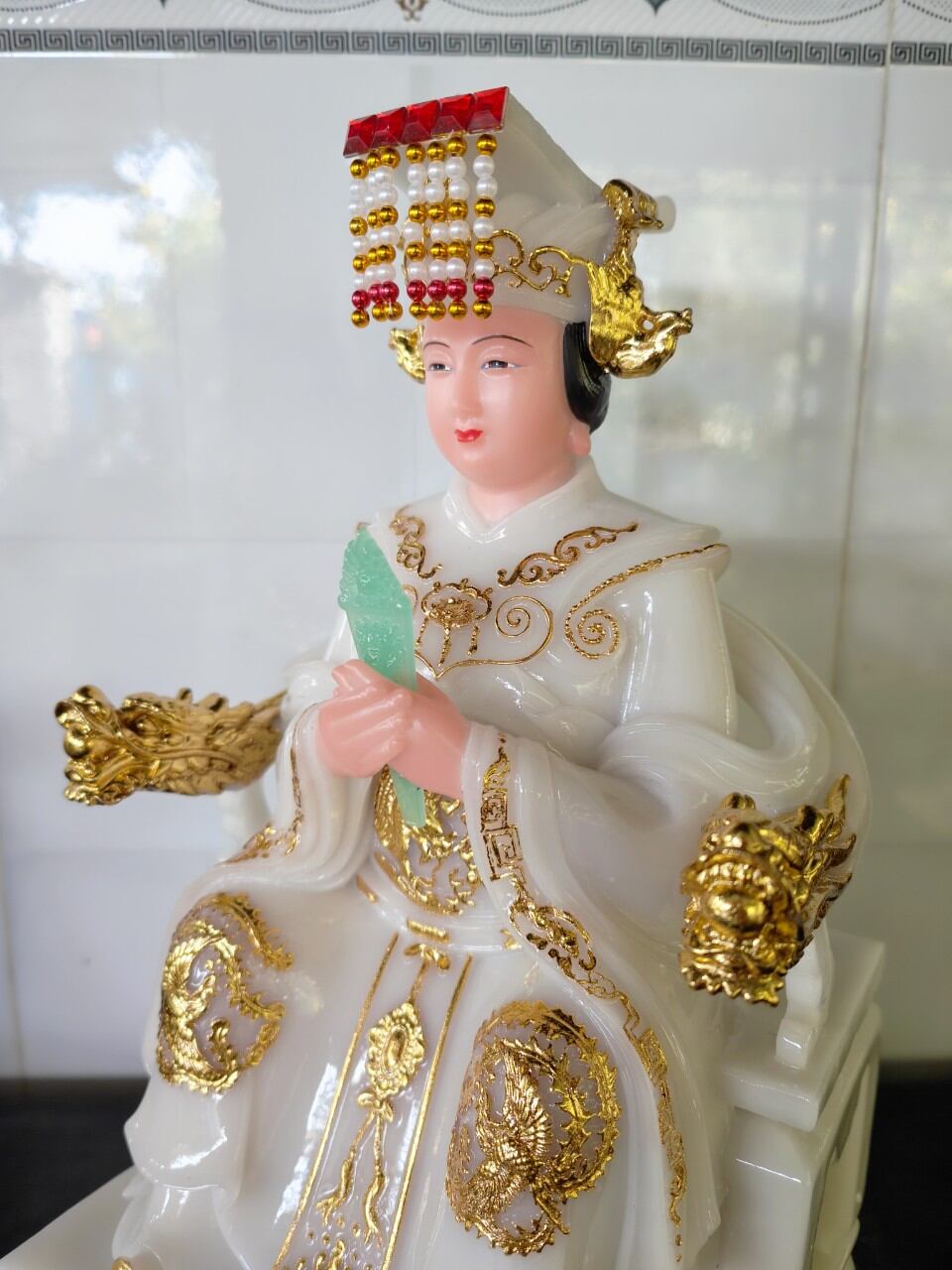 Tượng Thiên Hậu Thánh Mẫu cao 30cm