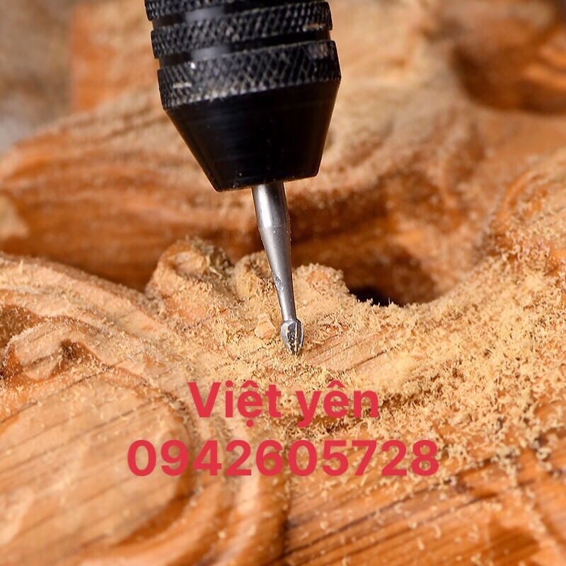 6 mũi mài khắc tỉa gỗ làm chi tiết nhỏ cân cán 2.35mm  hàng cao cấp