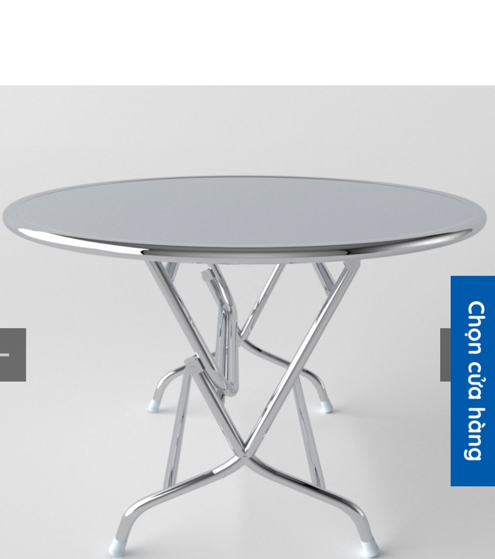 BÀN  TRÒN INOX WIN  qui phúc CAO CẤP
