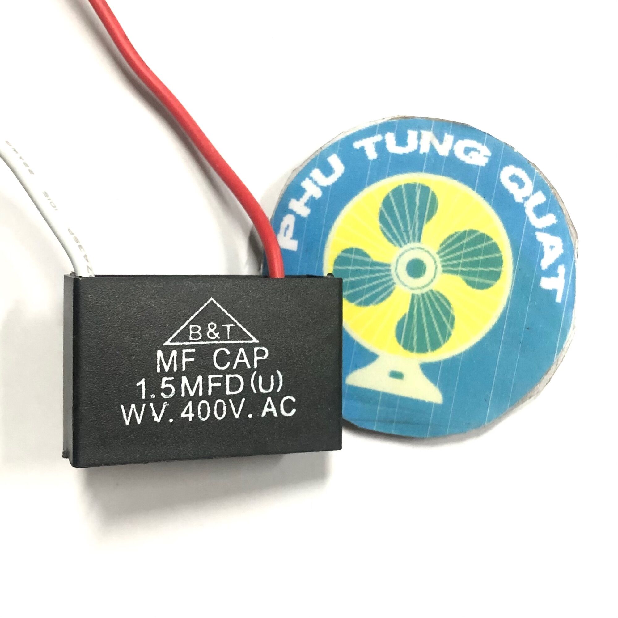 (2 cái) tụ quạt 1.5 uf - k3 capa quạt 1,5mf phụ tùng quạt
