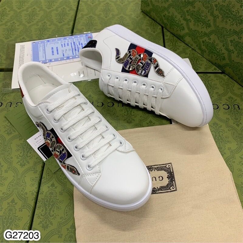 Giày sneakers thể thao nam nữ rắn đính đá 35-43