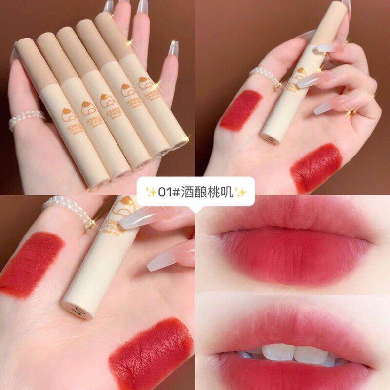 Set 5 cây son Vongee Hạt Dẻ