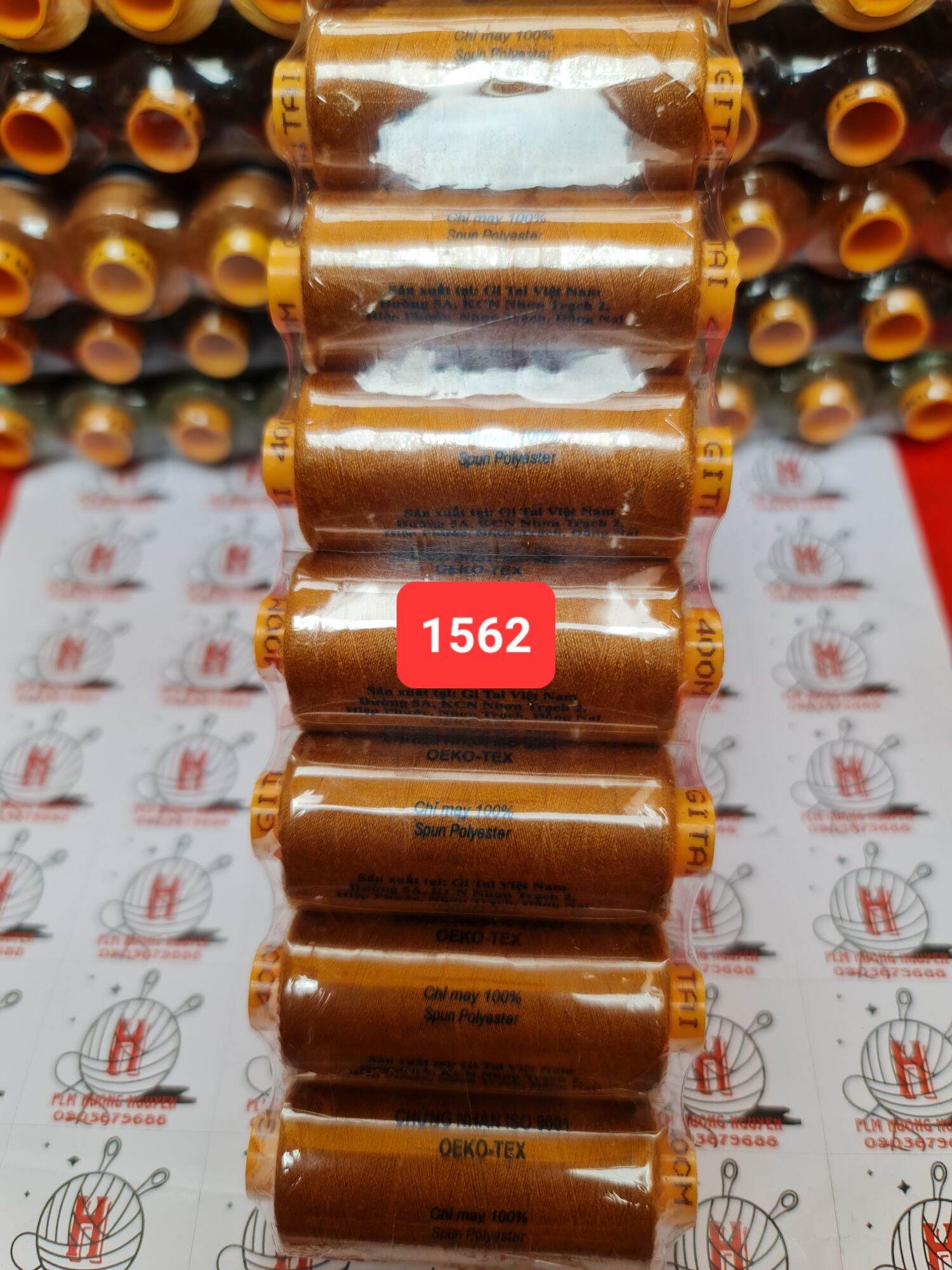 1 lốc 10 cuộn chỉ gitai may quần áo shop giao màu ngẫu nhiên