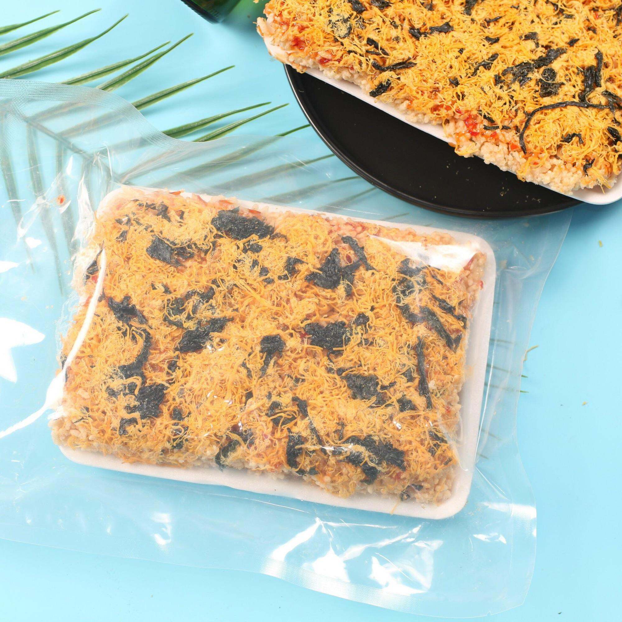 500gr Cơm cháy gạo lứt rong biển siêu chà bông giòn rụm