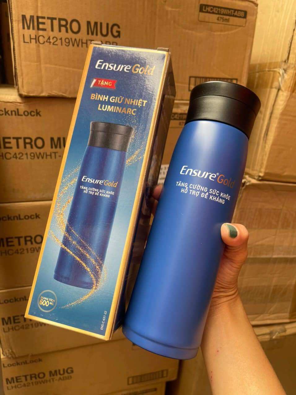 Bình giữ nhiệt Ensure 600ml