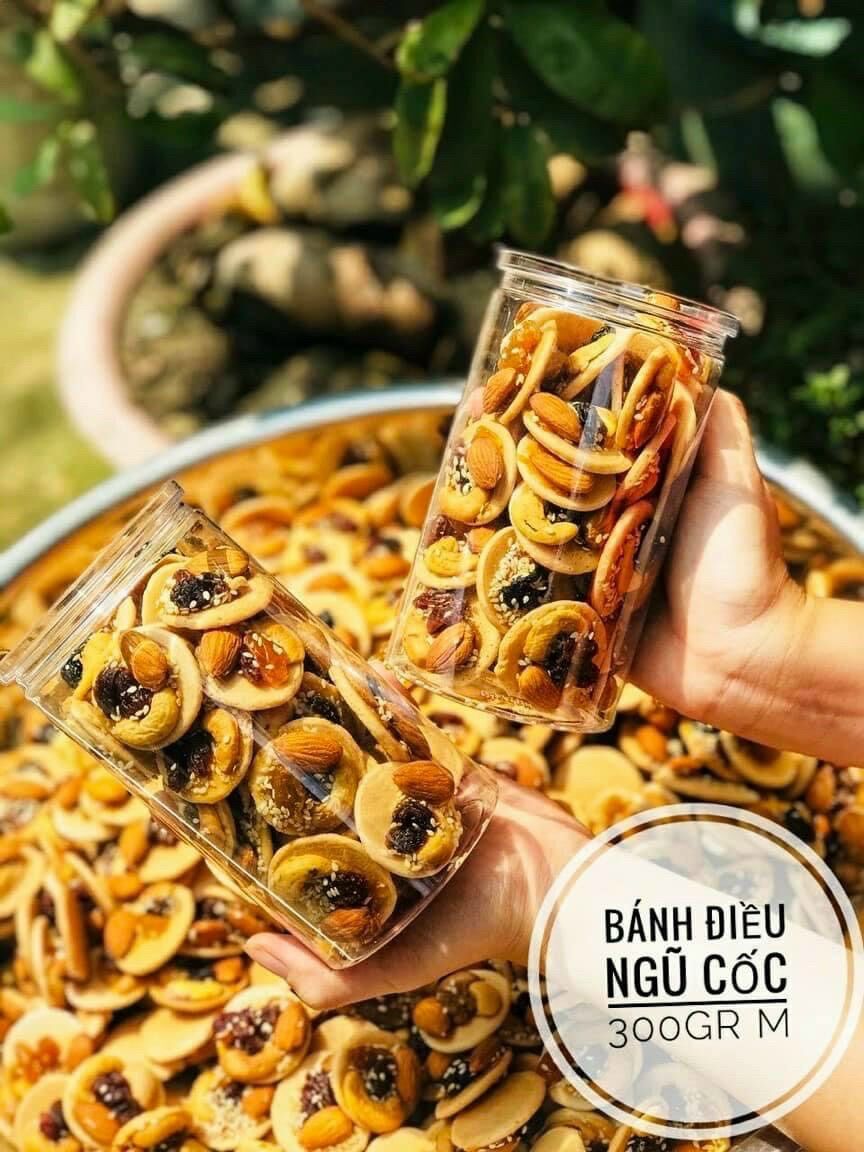 Bánh đồng tiền mix hạt 300g