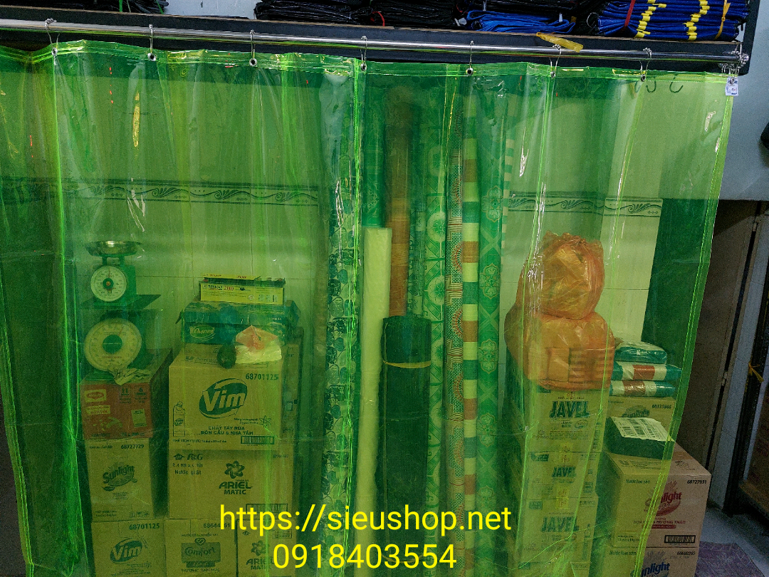 Rèm Nhựa PVC Màu