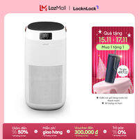 Trả góp 0% - ENP124WHT - Máy lọc không khí Lock&Lock -cảm ứng, kết nối smartphone, lọc mạnh, Cảm biến, Lõi HEPA