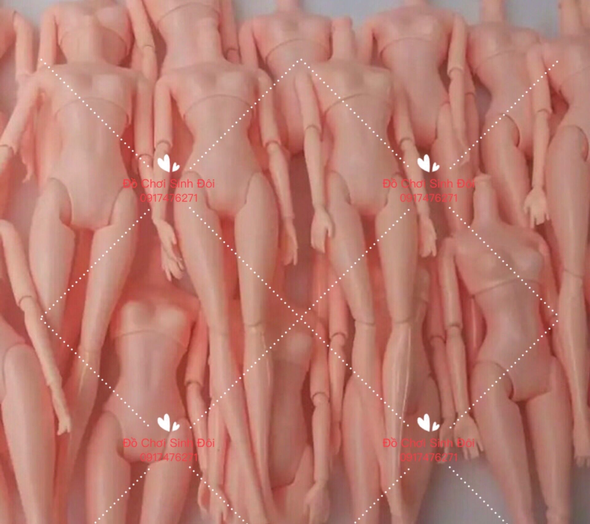 BÚP BÊ NỮ CÓ KHỚP 30CM (Không có đầu - chỉ thân mình)