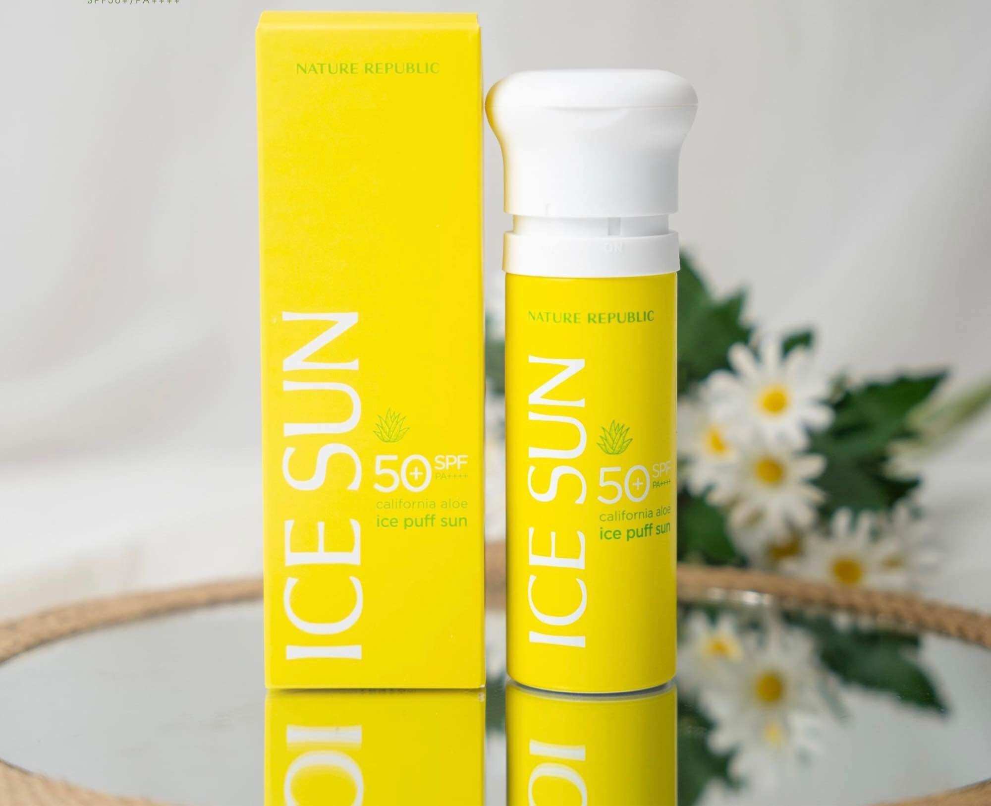 [HCM]Kem Chống Nắng Ice Sun Nature Republic SPF 50 PA+++ mẫu mới