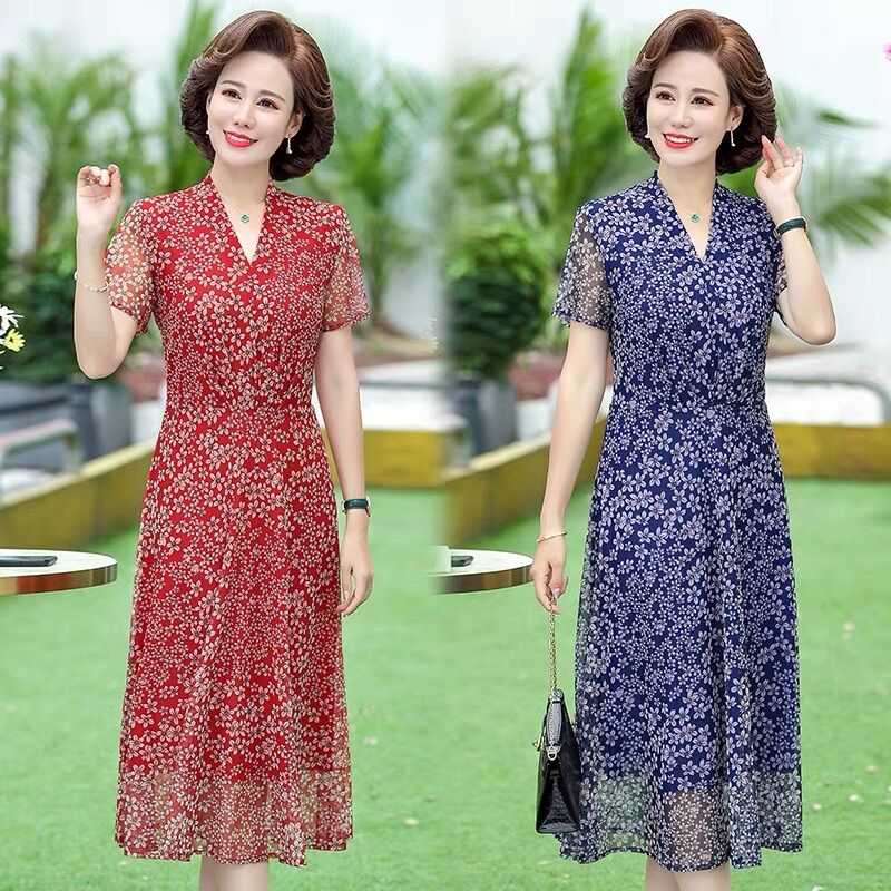 Đầm trung niên dự tiệc, đầm thiết kế trung niên 2023