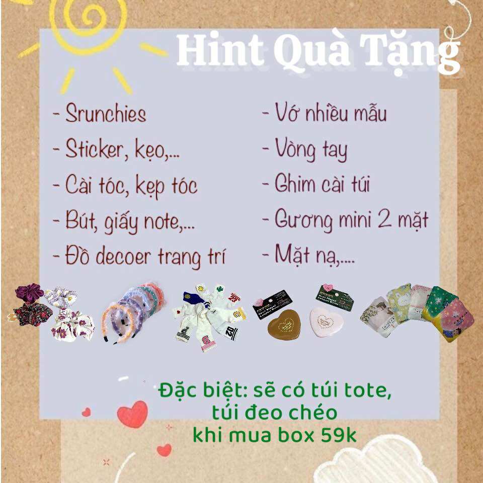 Lucky box - Quà may mắn giá rẻ 9k