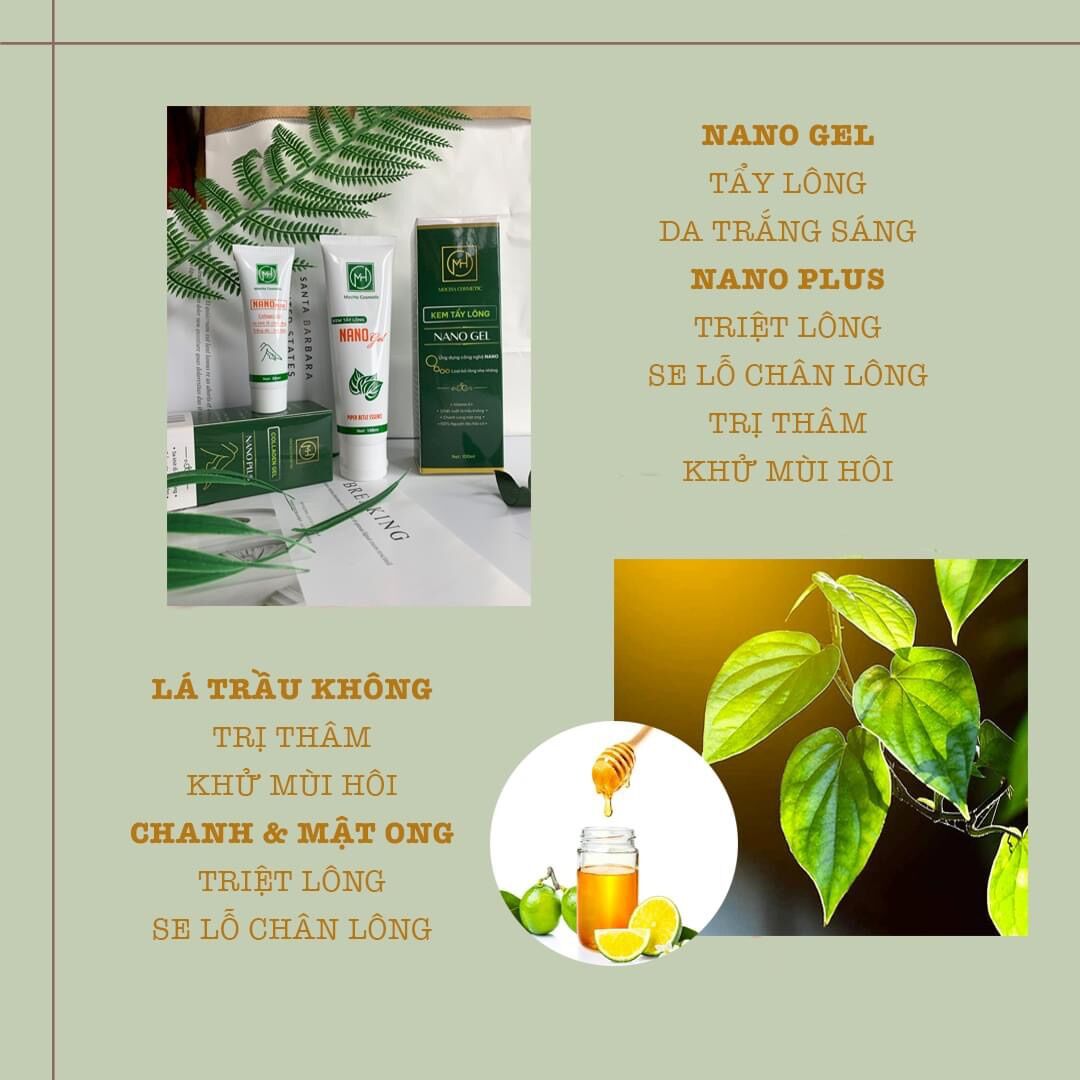 KEM TRIỆT LÔNG NANO GEL