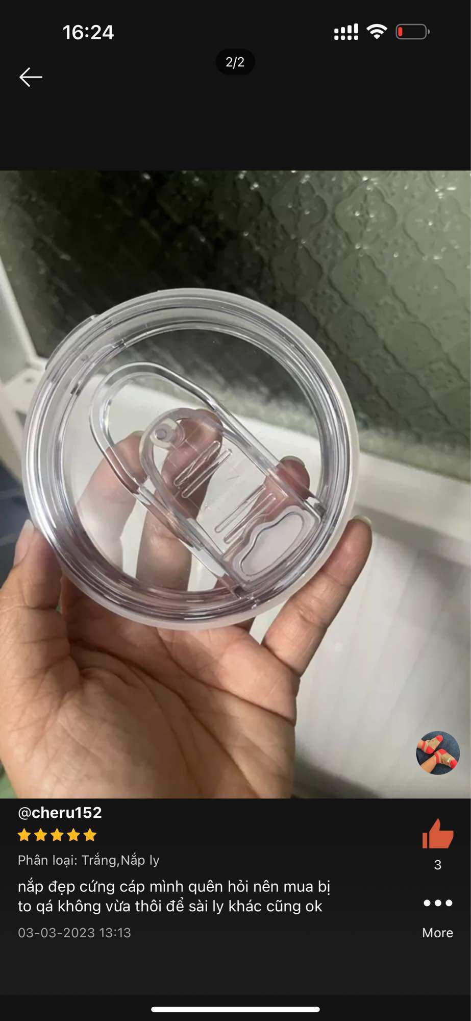 Nắp Đậy Ly Giữ Nhiệt Thái Lan 900ML