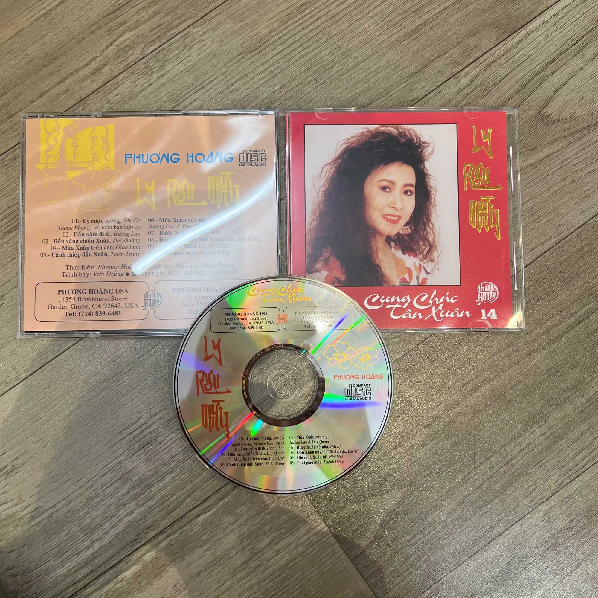 Đĩa CD nhạc xuân LY RƯỢU MỪNG