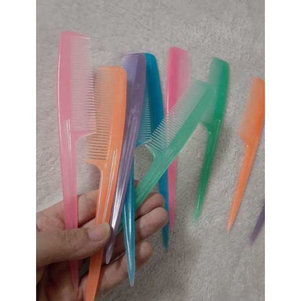 🎀Set 10 Cây Lược NHỌN Chải Tóc, Rẻ Ngôi Dễ Dàng (DÀI 20cm)