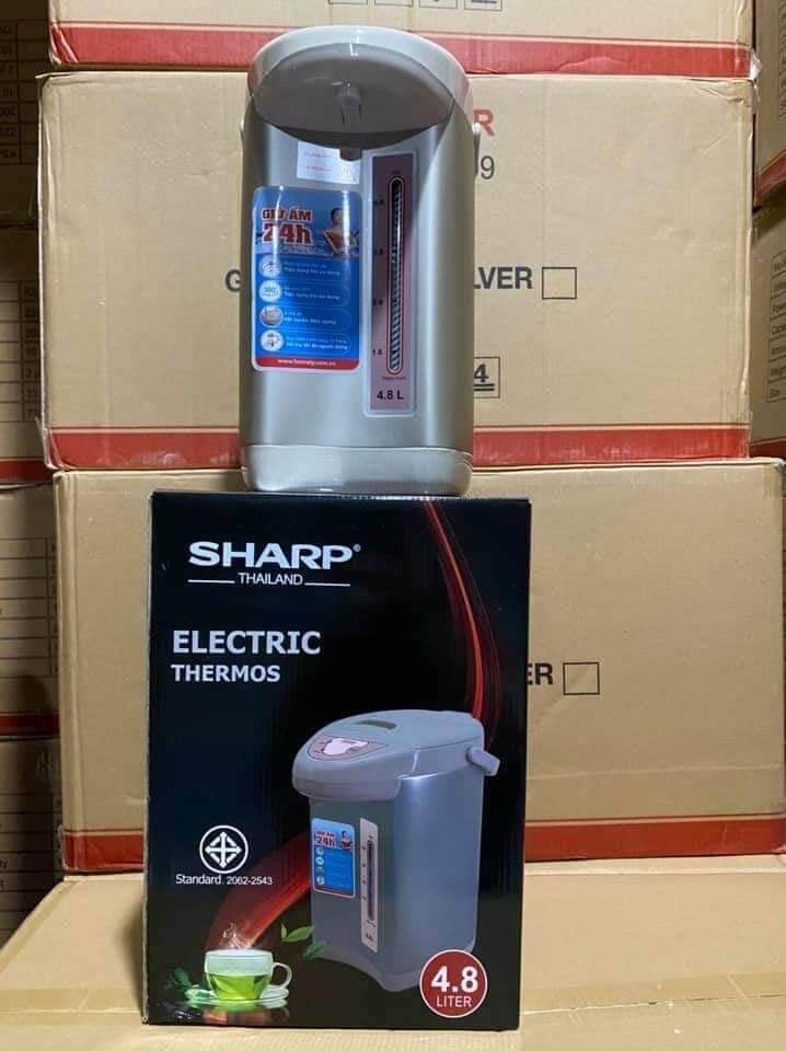 BÌNH THỦY ĐIỆN PHÍCH ĐIỆN SHARP 4.8 LÍT MẪU MỚI