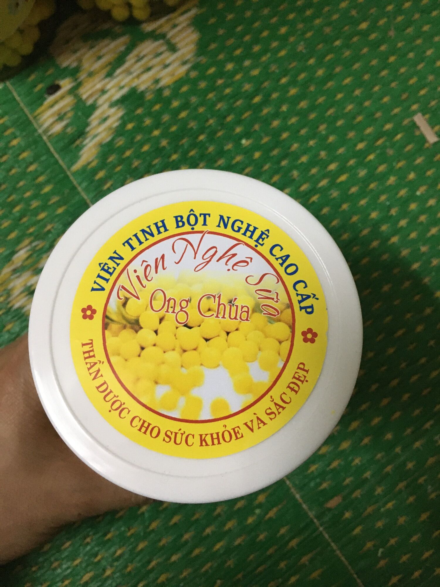 Viên nghệ sữa ong chúa phấn hoa ( hũ 500g )