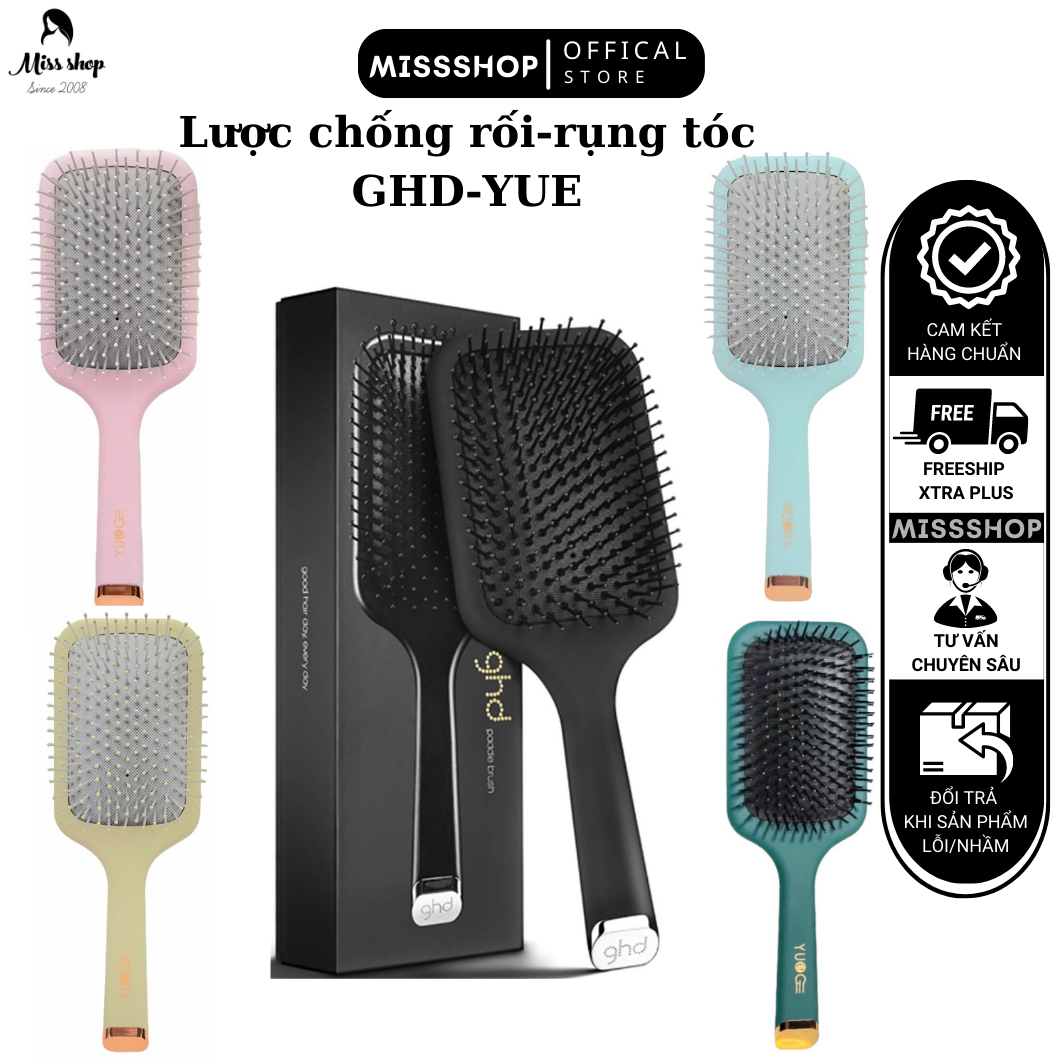 Lược gỡ rối, mát xa đầu tiện dụng ghd chính hãng