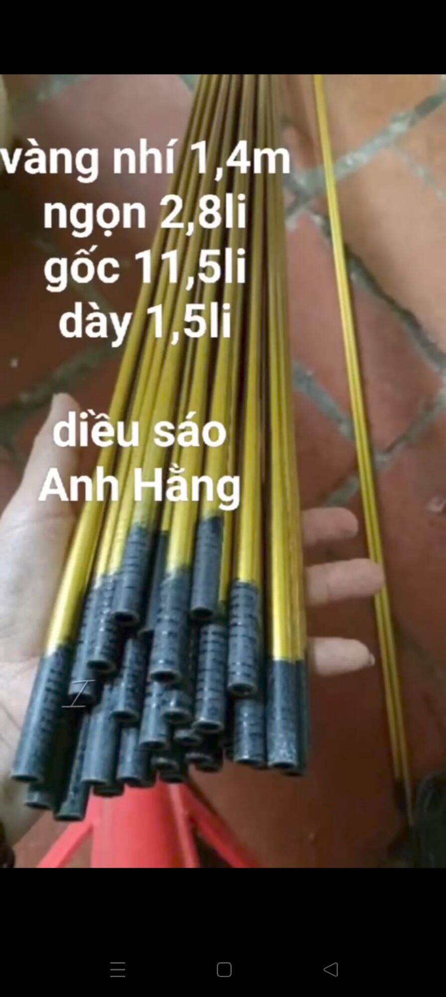 combo 4 nan vàng 1,1m/ 1,25m/1,4m