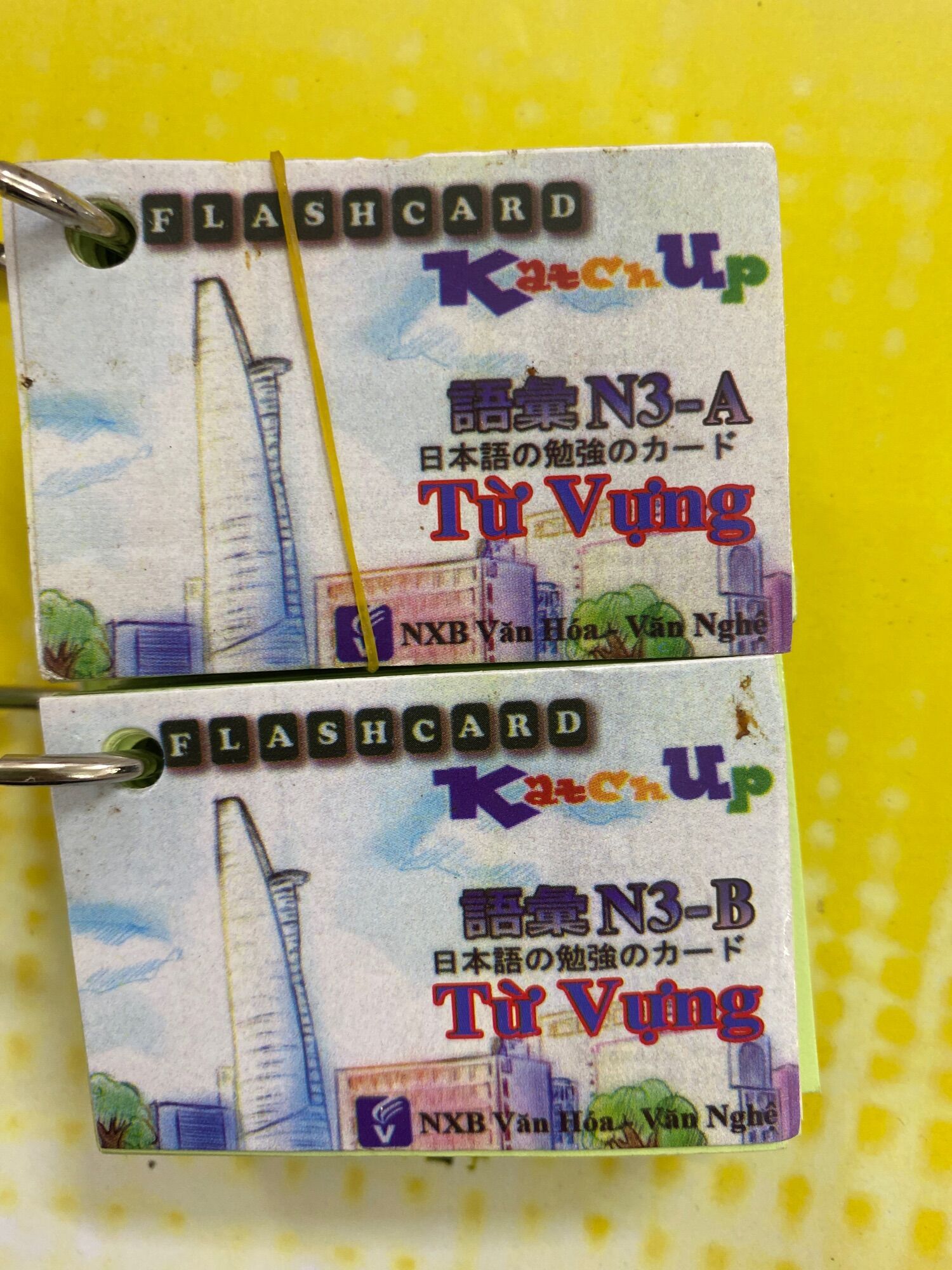 Flashcards Thẻ Học Tiếng Nhật Từ Vựng N3 (2 Xấp)