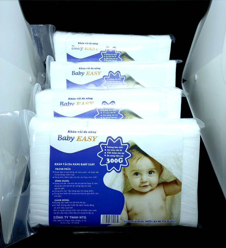 [HCM]Combo 3 gói Khăn khô đa năng 300g an toàn cho trẻ sơ sinh thumbnail