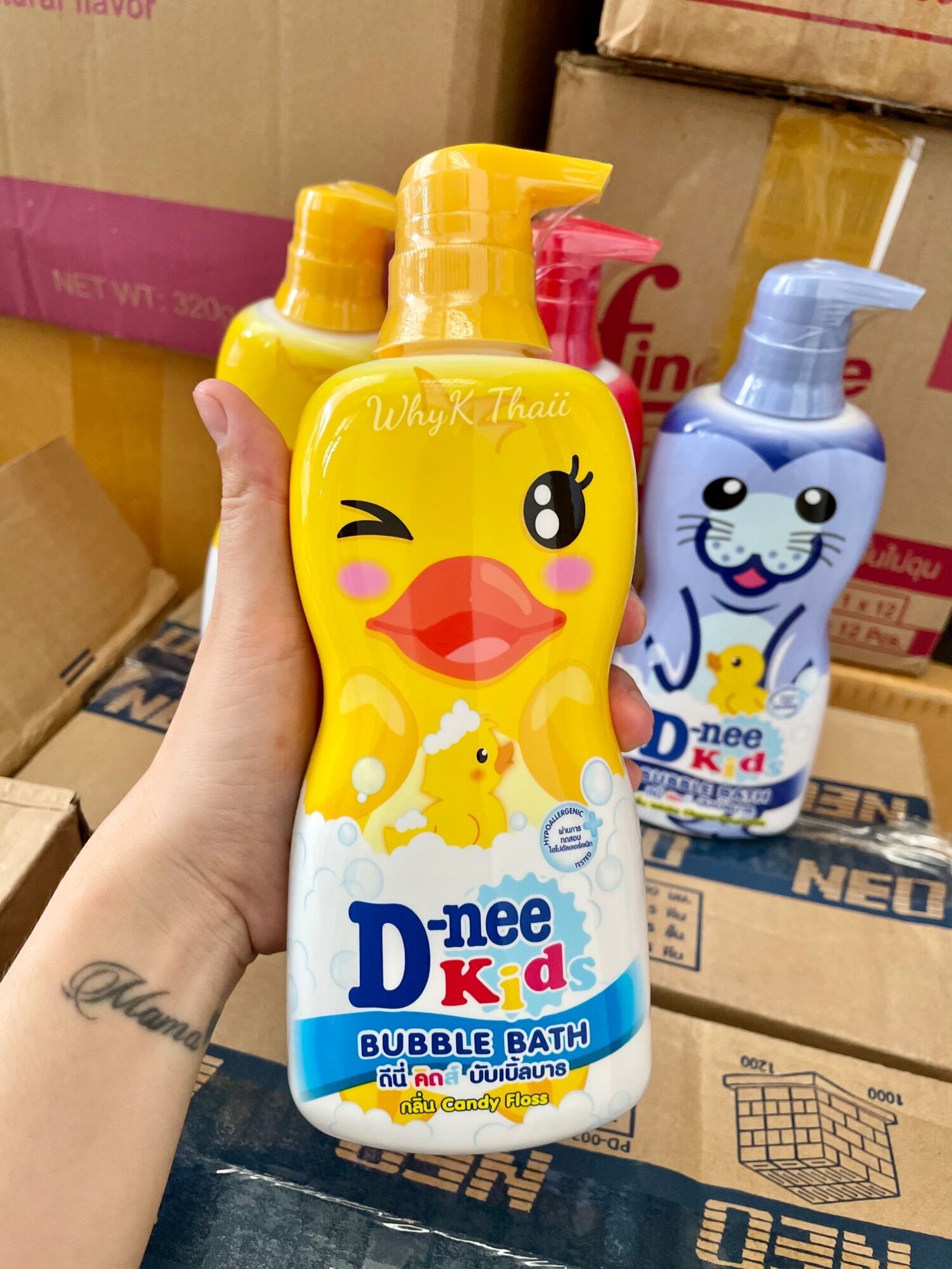 Sữa tắm gội cho bé Dnee kids Thái Lan chai 400ml