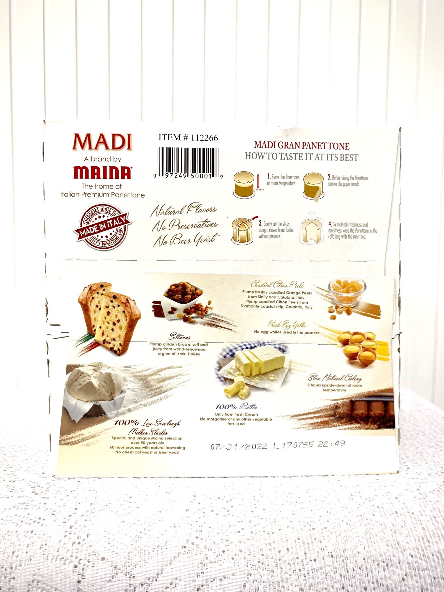 Bánh MADI Gran Panettone Ý (1000g)
