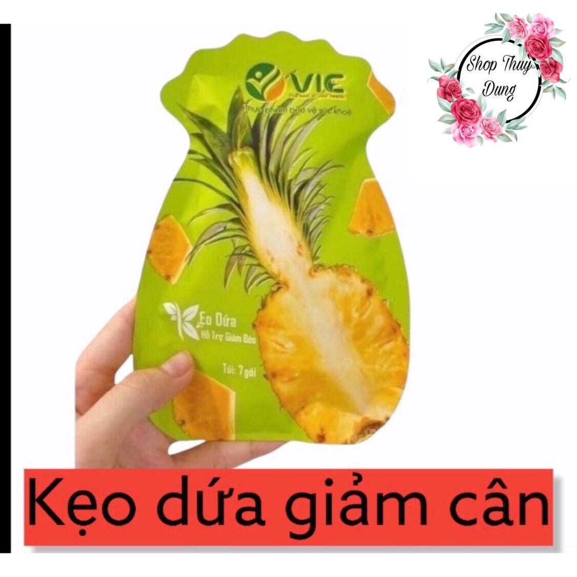 Gói 7v kẹo dứa giảm cân