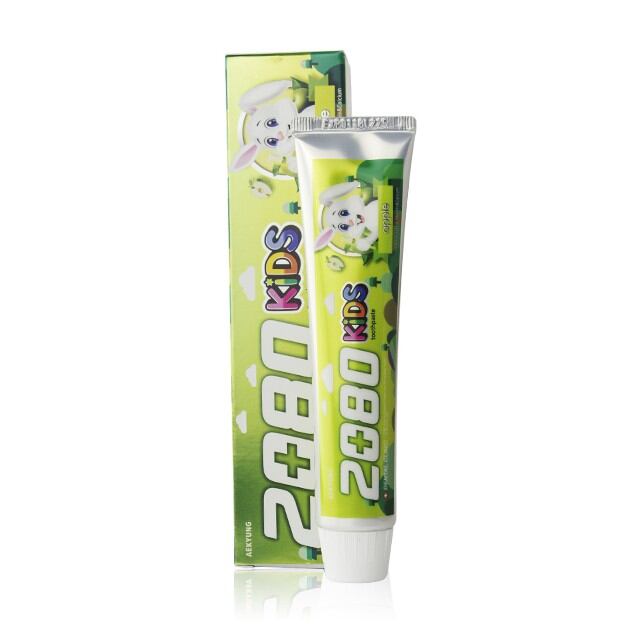 KEM ĐÁNH RĂNG TRẺ EM CAO CẤP HÀN QUỐC 2080 KIDS
(Tinh chất hương Táo)