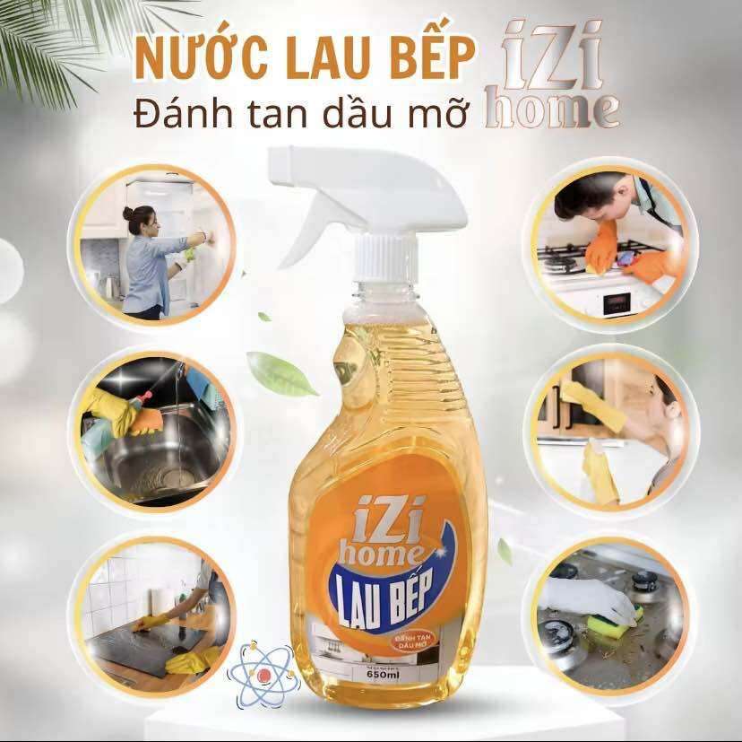 Nước lau bếp Siêu sạch IZI HOME