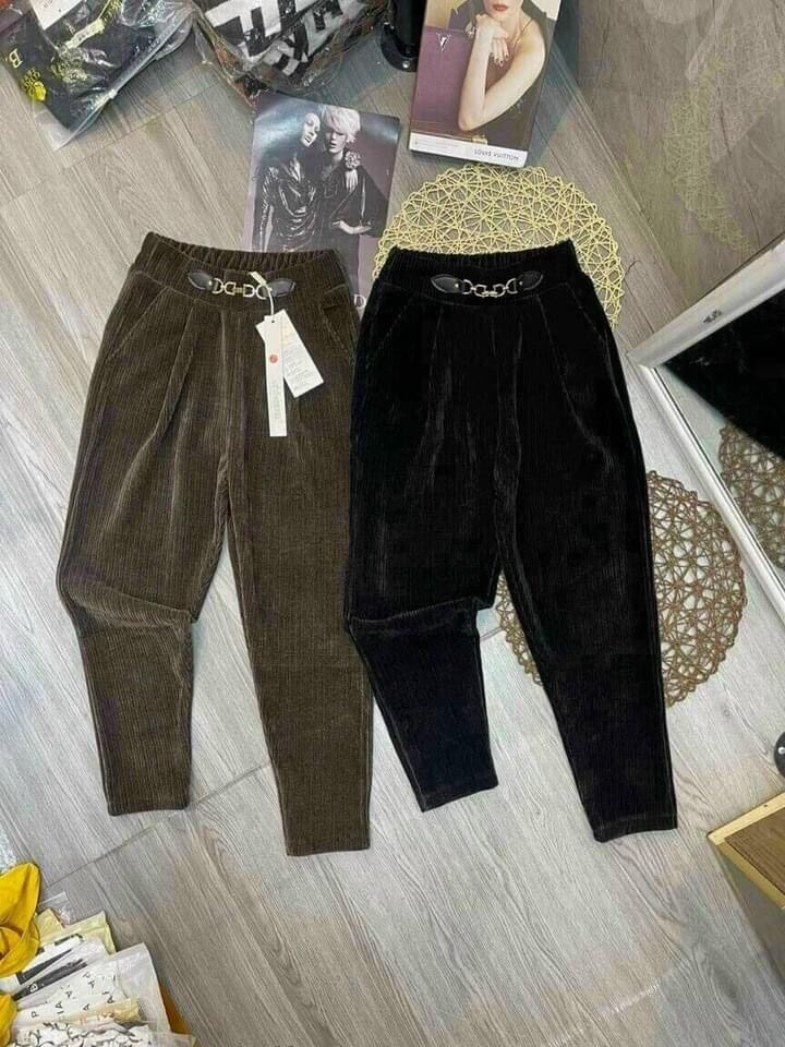 👖 quẩn baggy nỉ nhung siêu dày cao cấp loại 1