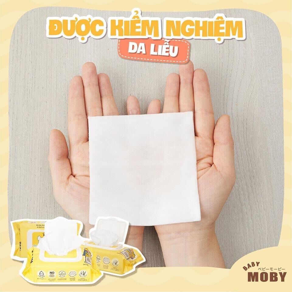 KHĂN ƯỚT TINH KHIẾT MOBY THEO MẸ 24.24H