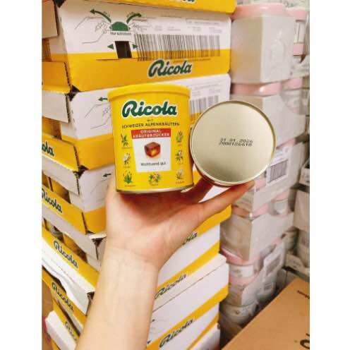 Kẹo ngậm ho thảo mộc ricola đức