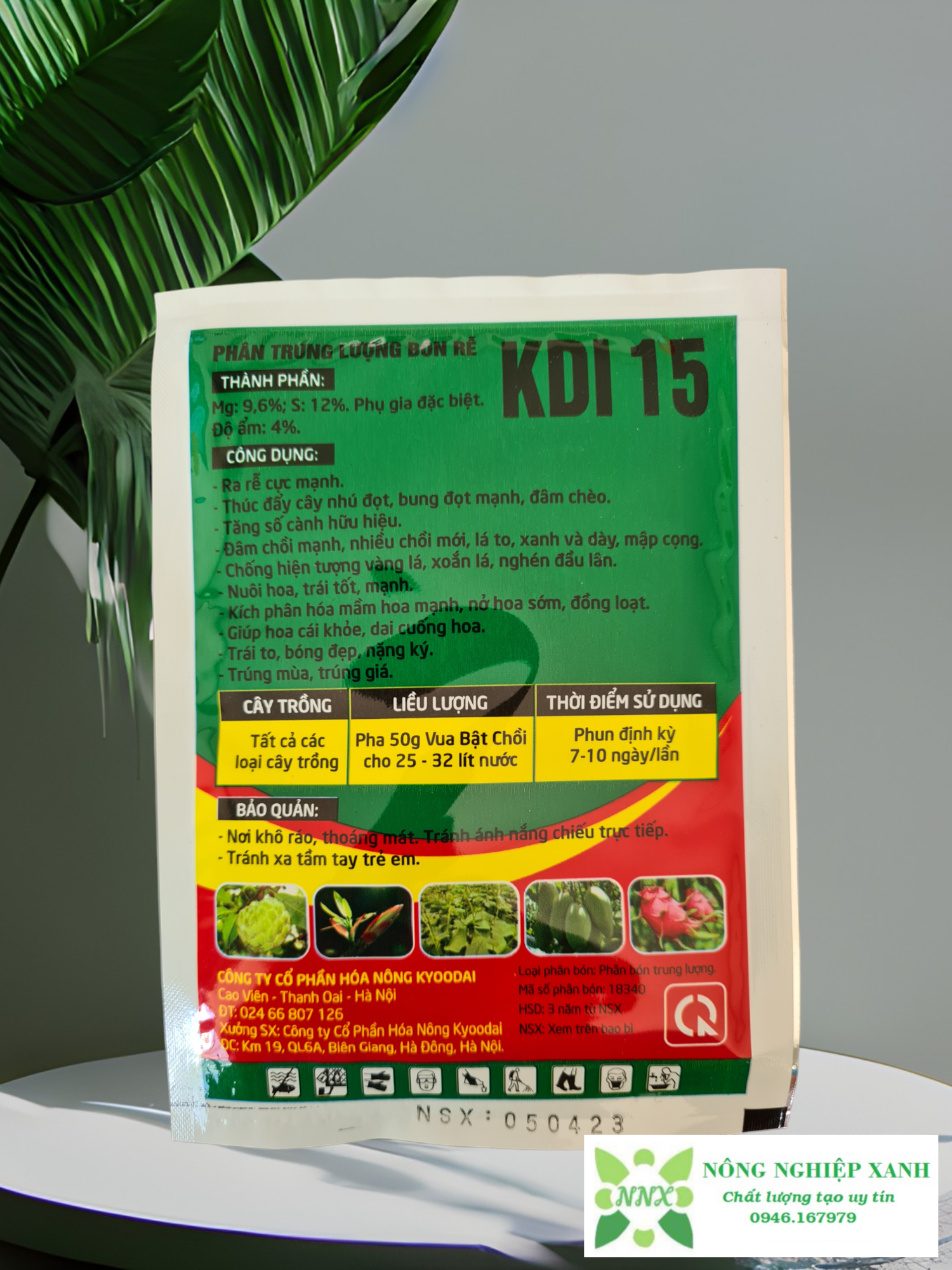 [Mua 10 tặng 1] Phân bón lá VUA BẬT CHỒI 50GR - Mập cọng, Lớn lá, Bung đọt