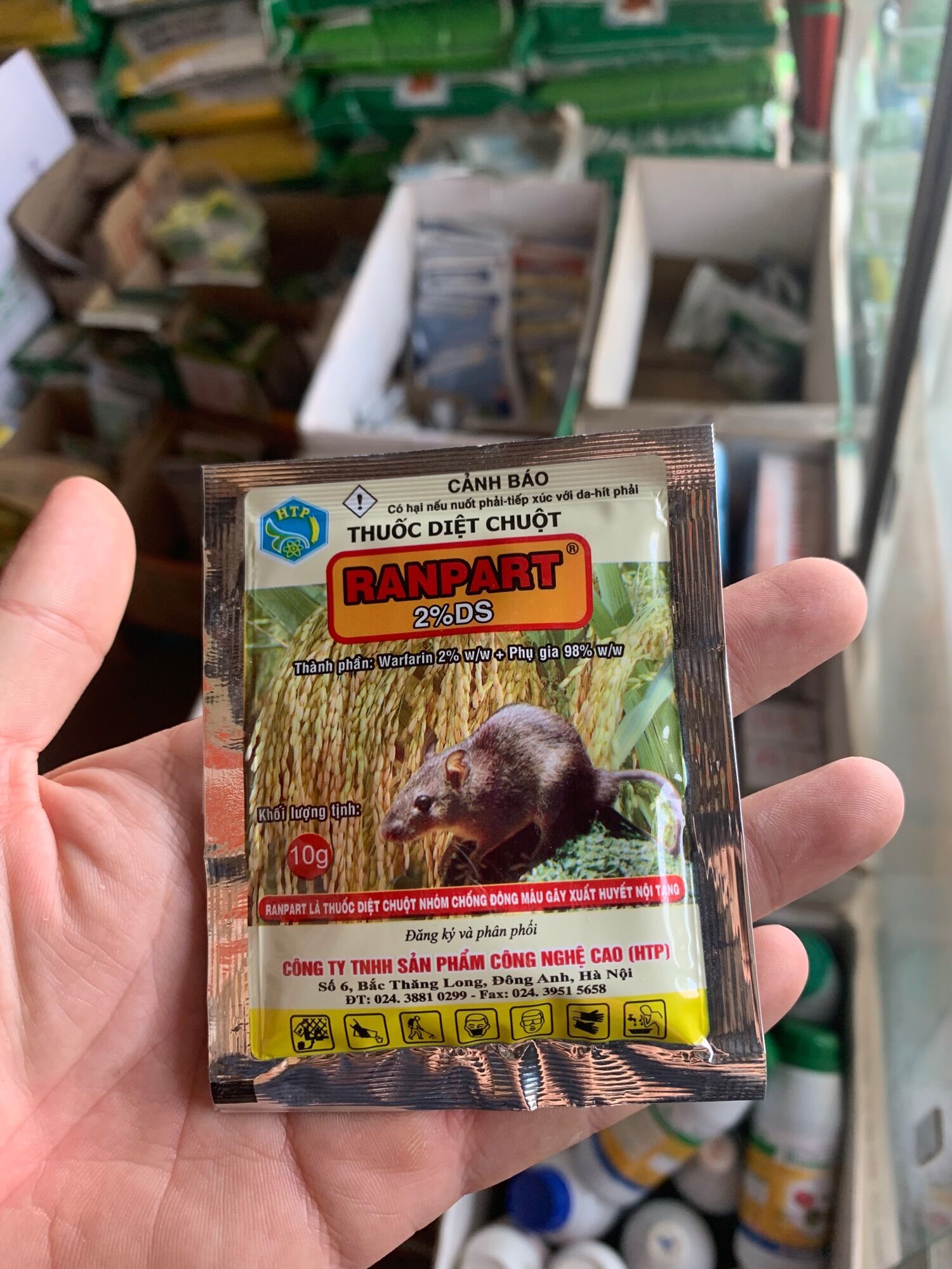 Thuốc chuột Ranpart gói 10g