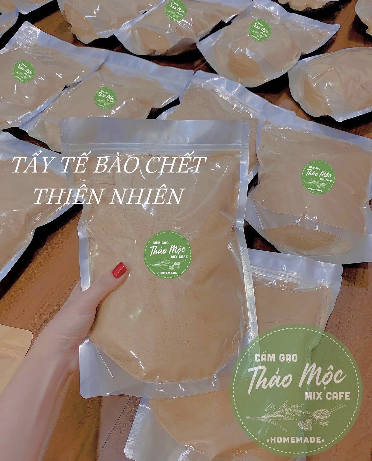 CÁM GẠO THẢO MỘC MIX CAFE - TÚI 1KG