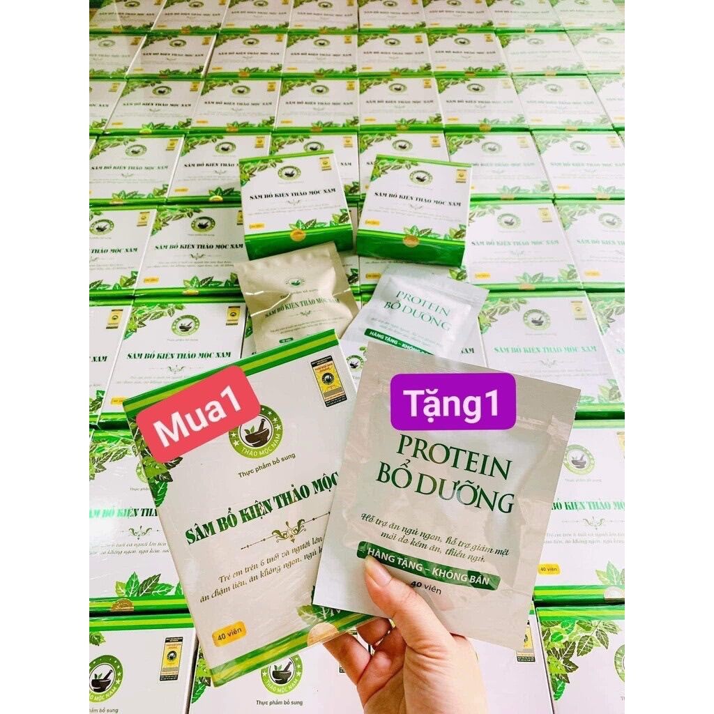 [ Mẫu mới tặng Protein] Tăng Cân Thảo Mộc Nam - Sâm Bổ Kiện - Cam kết chính hãng