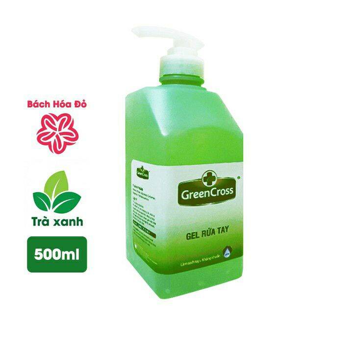 Gel rữa tay green cross 500ml