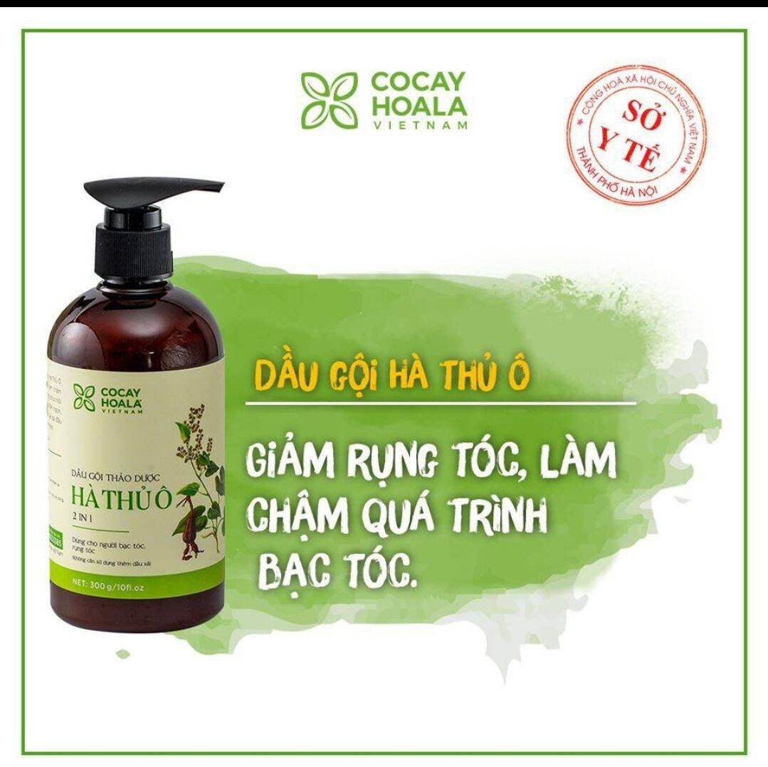 [Hcm]Dầu Gội Hà Thủ Ô Cỏ Cây Hoa Lá