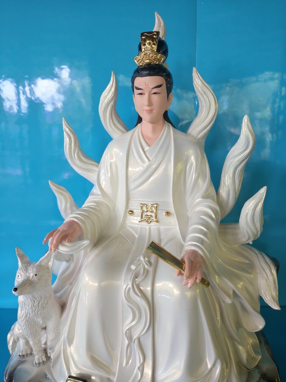 Tượng Hồ Ly Tiên Nam cao 30cm