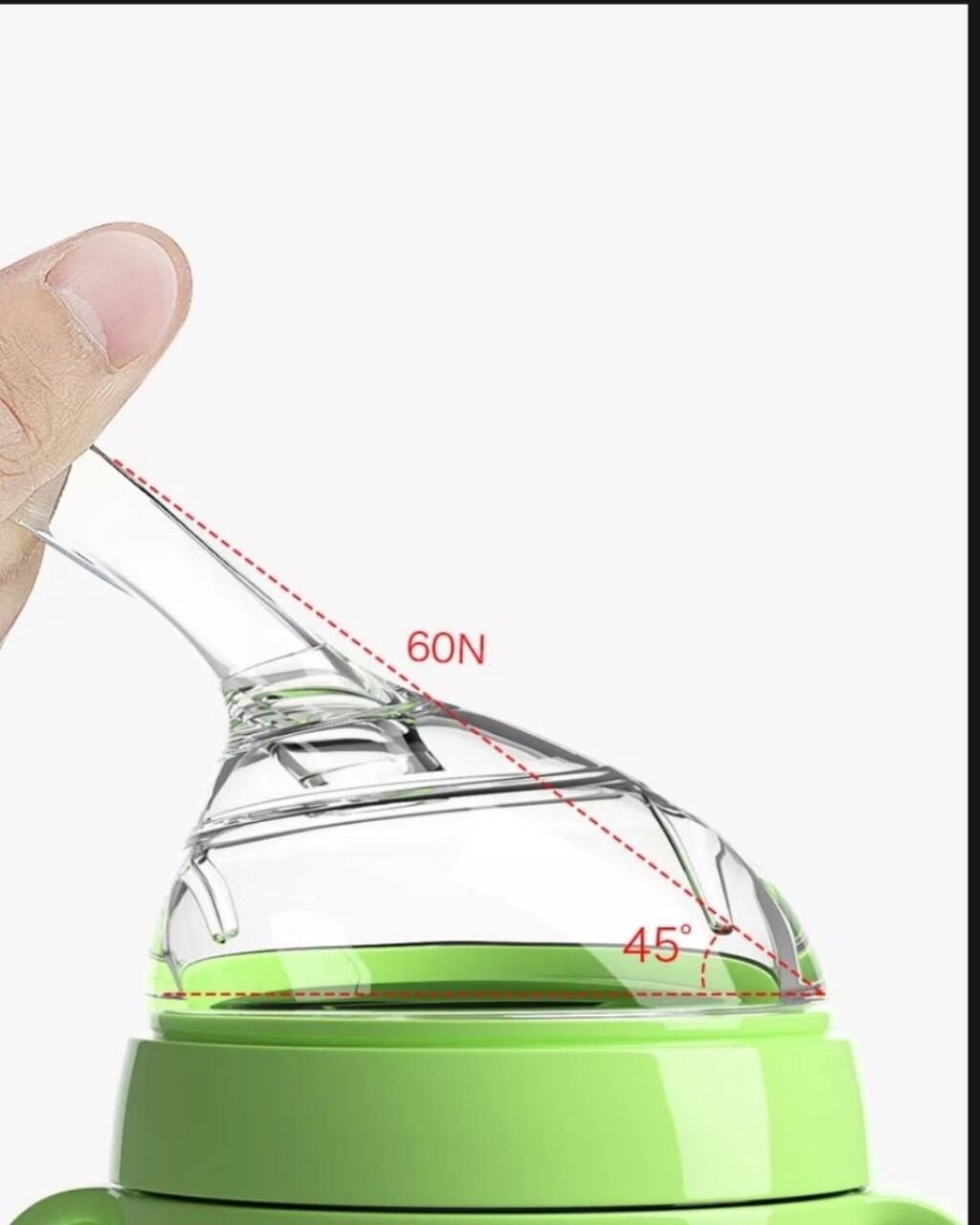 núm ti bình sữa chống sặc cho bé