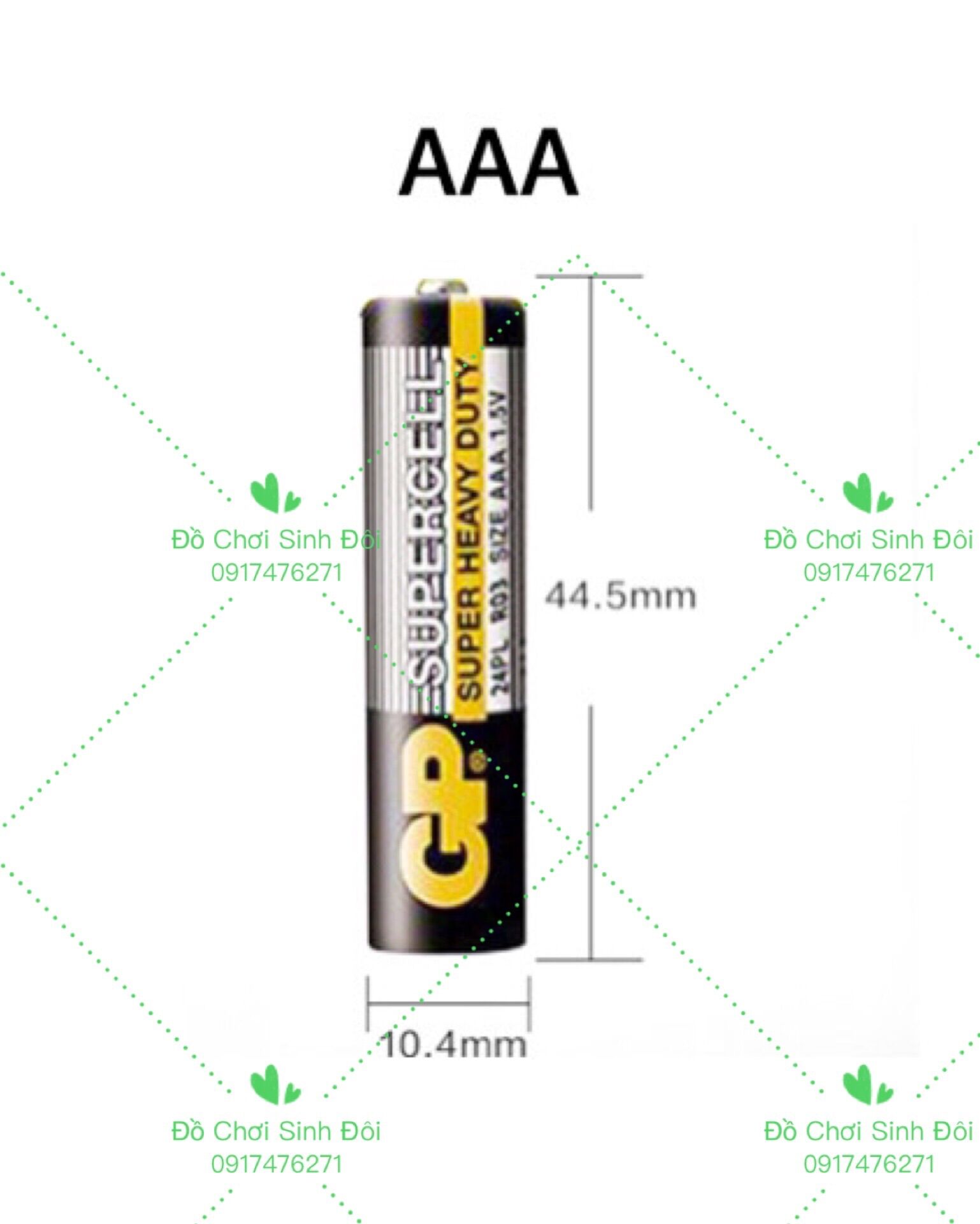 Pin 3A GP vàng - 4 viên
