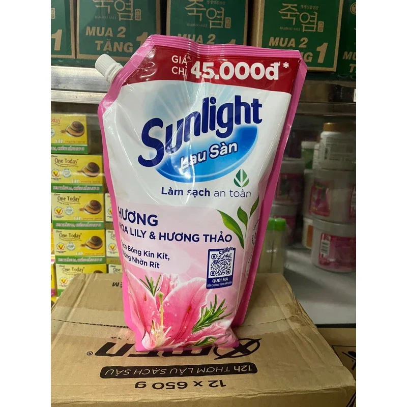 Nước lau sàn sunlight túi 2kg