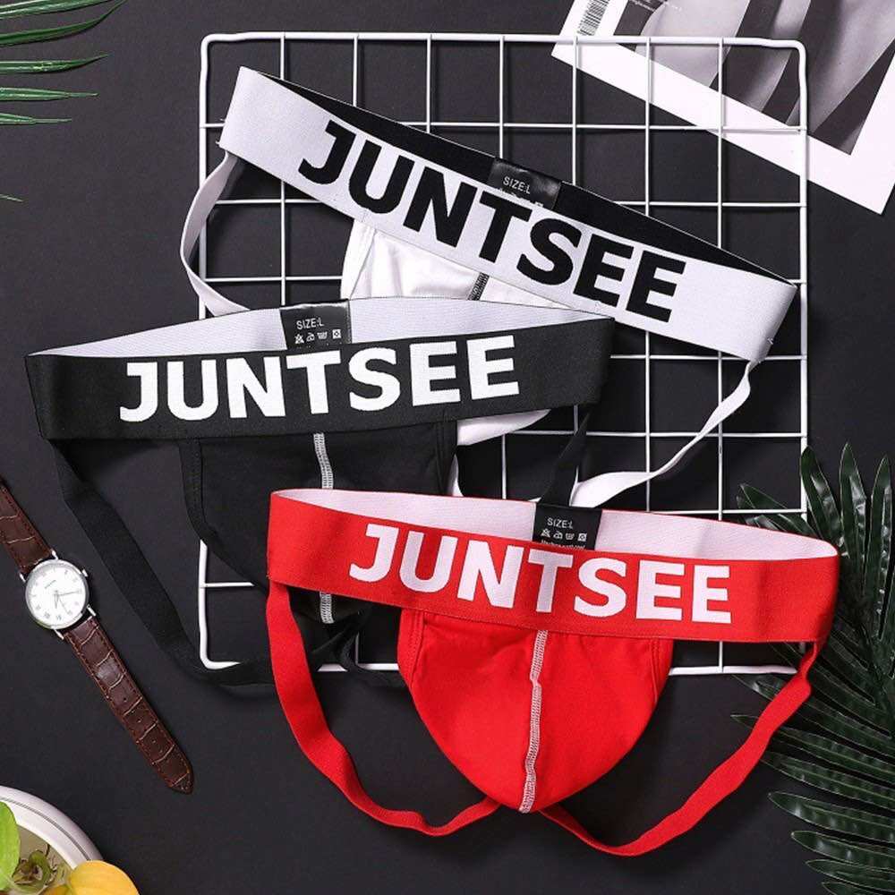 Quần lót nam Jockstrap màu đỏ size M-XL